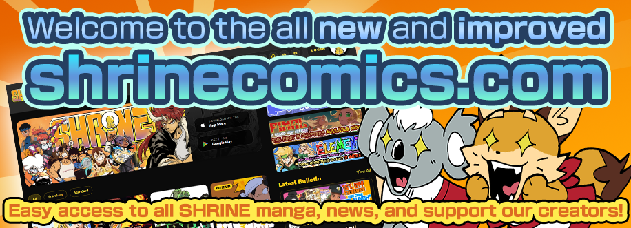 The SHRINE COMICS web reader is finally here!