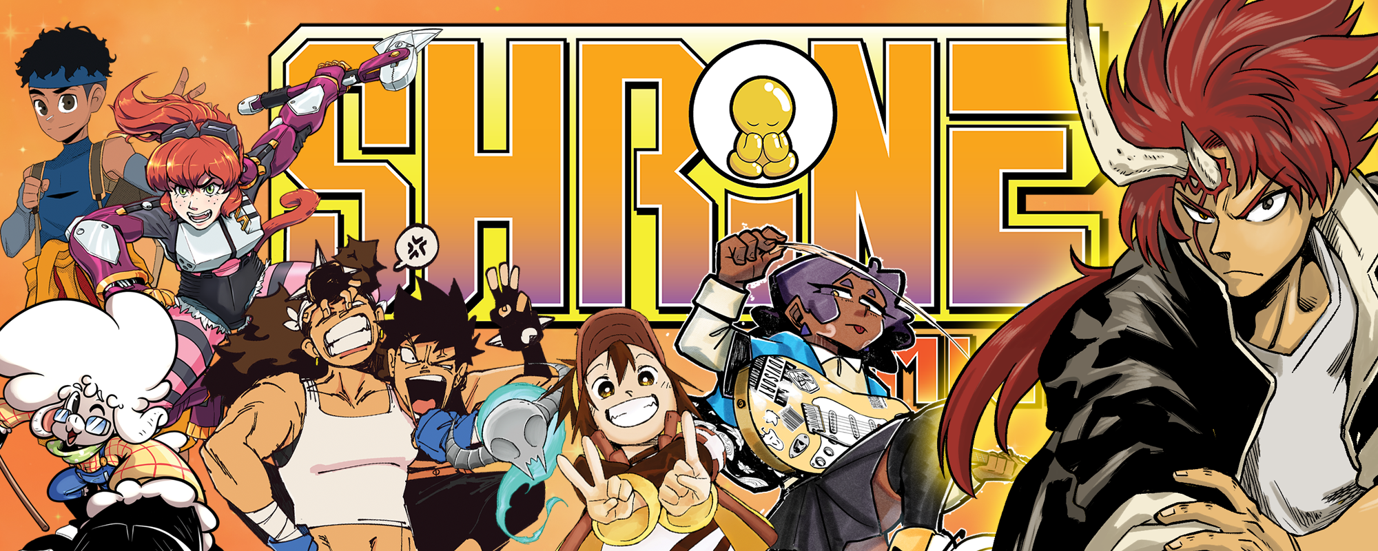 Shrine Comics banner